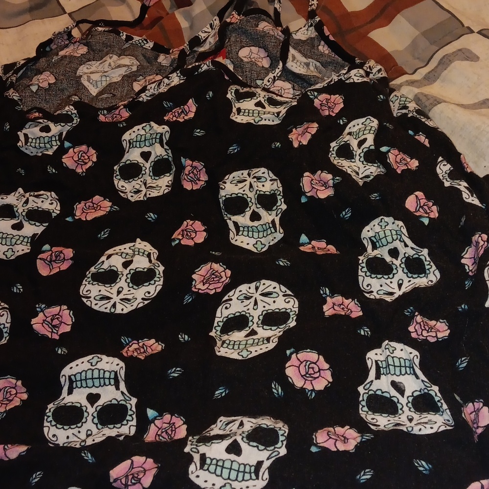 Scull Tank Top